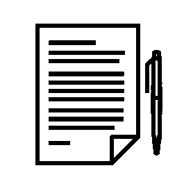 Signed agreement and monthly calendar